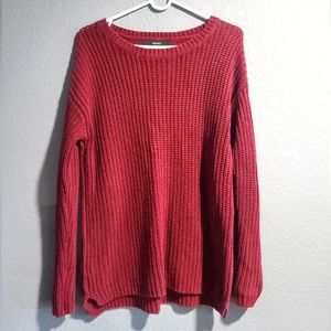 Forever 21 Sweater Maroon Small